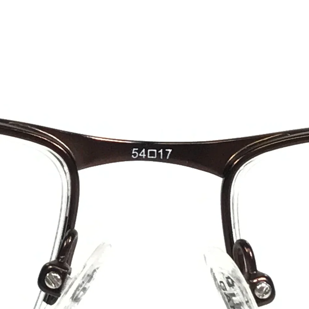GANT Eyeglasses Frames G KENMORE SBRN Brown Rectangular Half Rim 54-17-140